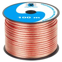 Cablu pentru Boxe 2x0.35mm2 Transparent CAB0353 - la Rola 100m