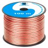 Cabluri Boxe si Difuzoare > Cablu pentru Boxe 2x0.5mm2 Transparent CAB0354 - la Rola 100m