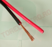 Cablu pentru Boxe 2x0.75mm2 Rosu - Negru CAB0390 - la Rola  10m