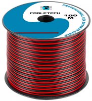 Cablu pentru Boxe 2x2.5mm2 Rosu - Negru CAB0393 - la Rola 100m