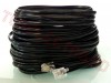 Cablu Telefonic de Linie 4 Fire Litate Negru - 15m
