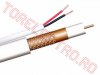 Cabluri si Conectica > Cablu  Coaxial RG59 cu Alimentare 2 x 0.35 pentru Camere de Supraveghere CXRG59HQ - Rola 100m