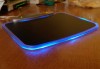 Mouse Pad cu Hub USB si Iluminare Albastra