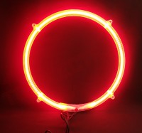 Neon Circular 10'' Rosu 12V