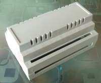 Cutie Sina DIN  8 Module BOX291 - 89x139x63mm pentru Montaje Electronice PLC Panou Comanda si Control Automatizare