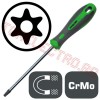 Surubelnita Torx T10 x  75mm Safety, cap Magnetic - Proline 10417