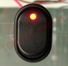 Comutator Auto Rocker 12V 2 Pozitii 3 pini Negru cu LED ROSU 12V B09047RED