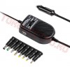 Alimentator Universal Auto 12V Laptop / Notebook cu 8 Mufe Interschimbabile UNA1133