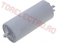 Condensator Pornire Motor Electric 10uF 450V Papuci Surub 35x65mm