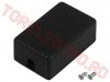 Cutii din Plastic pentru Surse  > Carcasa Neagra din Polimer pentru Sursa BOX091 - 28x45x18mm