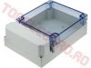 Cutii din Plastic Uz General > Carcasa Perete Geam Transparent din Polimer BOX442 - 160x211x71mm