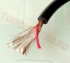 Cabluri Ecranate Audio Mono > Cablu Ecranat Microfon Audio Mono  6.0mm Negru - la Metru CAB0604N