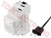 Senzor Electronic de monitorizare a Nivelului de Lichid Conductor alimentat la 220Vca Iesire pe Releu SPDT 16A PZM10/TM