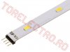 Banda LED Strip Rigida 24V Alb Cald 28xLED SMD5630 LiteOn 1320Lm/m 165mA 480x10mm pentru Interior WH5630/TM