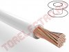 Cablu Electric Auto Litat 0.75mmp Alb - Cupru Pur FLRYB075WH/TM - la rola 10m