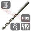 Burghiu  0.5mm HSS 135* pentru Metal - Proline 77005 Set 10 bucati
