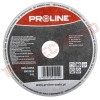 Disc debitare  115 x 1.2mm pentru Inox, Aluminiu, Plexiglas - Proline 44011