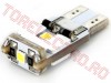 Bec Auto 12V cu LED SMDx3 Alb T10 Canbus CAN109/GB