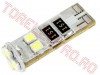 Bec Auto 12V cu LED SMDx8 Alb T10 Canbus CAN102/GB