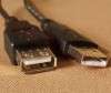 Cablu USB 2.0 A Mama - USB 2.0 A Tata 3m LE-143/3 Negru