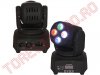 Efect LED Moving Head Mini 10W RGB Sound Activated & DMX LMH350RGBWMIN/EP