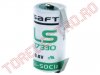 Baterie Litiu 3.6V 2/3A 2/3R23 cu Terminale Lamelare LS17330TL Saft