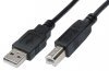 Cablu USB 2.0 A Tata - USB 2.0 B Tata 1.8m LE-141/1.8BK Negru