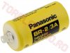 Baterie Litiu 3V 2/3A cu Lamele pentru Lipire BR2/3ACNR Panasonic