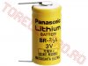 Baterie Litiu 3V 2/3A cu Pini de Placa BR2/3AK Panasonic