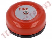 Sonerie  12Vcc Mecanica  95dB IP21 Tip Clopot Alarma Incendiu SYRIDD12RED