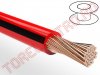 Cablu Electric Auto Litat 0.75mmp Rosu-Negru - Cupru Pur FLRYB075RDBK/TM - la rola 100m