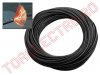 Cablu Ultraflexibil 1.5mmp Cupru multifilar 390 x 0.07mm Manta Termorezistenta 180*C din Silicon Negru CUFD2515BLK - rola 25m