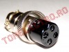 Mufa Metal DIN Revers 4 Pini pentru Microfon Statie CB