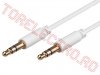 Cablu Jack Tata 3.5 Stereo - Jack Tata 3.5 Stereo  1.0m ALB Le-404/1.0WH