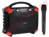 Boxa  5”  30Wrms Amplificata Portabila cu Acumulator, Karaoke, Microfon Wireless, Telecomanda, Bluetooth si Player USB/microSD Q0837/LP