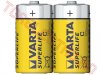Baterie 1.5V Manganica C R14 Varta Superlife - set 2 bucati