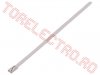 Colier Metalic din Otel Inoxidabil Rezistent la Coroziune Lungime 200mm Latime 4.5mm BU44200INOX - Set 50 bucati 