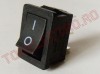 Comutator Rocker 19x12mm Monopolar 2 Pozitii 3 Pini Negru MM77