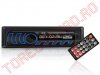 Radio-CD CarGuard CD202/GB cu Player MP3, USB, Afisaj Culoare Programabil, Putere 4x50W