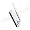 Placa de retea Wireless Wi-Fi pe USB TP-LINK TLWN722N cu antena 4 dBi