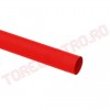 Tub Termocontractabil   3.2mm contractie 2:1 Rosu 1m