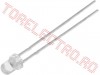 LED Alb Rece 3mm Transparent FYL3014CW - Set 10 bucati