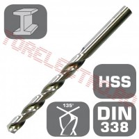 Burghiu  9.5mm HSS 135* pentru Metal - Proline 77095 - set 5 bucati