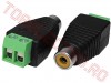 Adaptor RCA Mama cu prindere pe surub ADP6816M