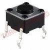 Push Buton  TSW-6x6x4 pentru Tastaturi si Butoane Comanda - Set 10 bucati