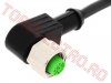 Cablu de Conectare cu Mufa M12 4 Pini 90* Cablu  1.5m pentru Senzori de Proximitate Inductivi si Capacitivi 7000123416140150