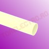 Tub Termocontractabil   6.4mm contractie 2:1 Alb 1m