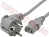Cablu Stecker Tata 90* - IEC 10A Mama pentru PC  4m SN3114