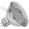 Bec LED Alb Rece  12V MR16  1.4W cu 21 LED-uri LR0045