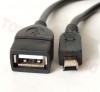 USB, Mini-USB, Mini DV, FireWire > Cablu OTG Mini USB OTG2909 pentru conectat Memoria Stick USB la Casa de Marcat Fiscala